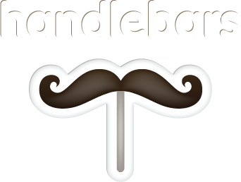 The official Handlebars logo, borrowed from https://handlebarsjs.com