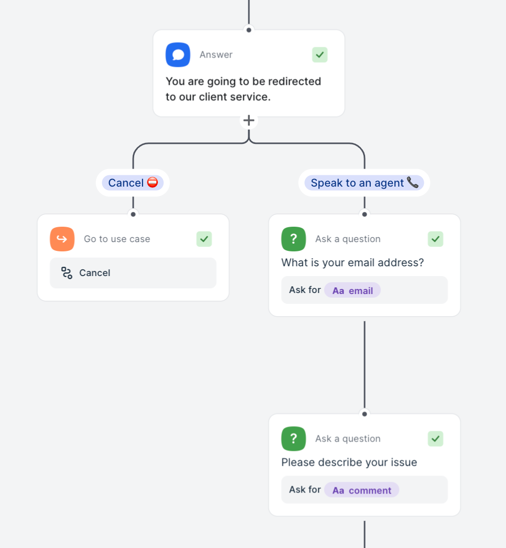 Capture replies with User Inputs