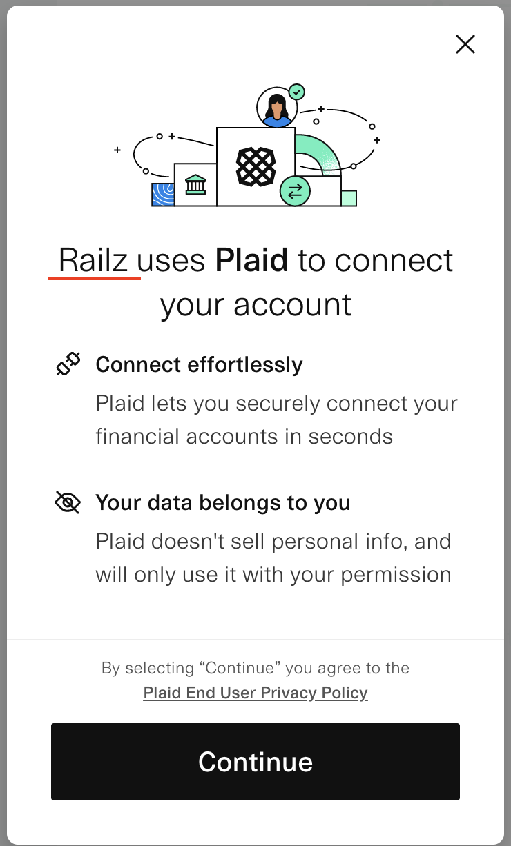 Configure the Plaid integration modal. Click to Expand.