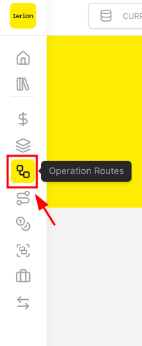 Figure 1. The icon used to open the Operation Routes page.