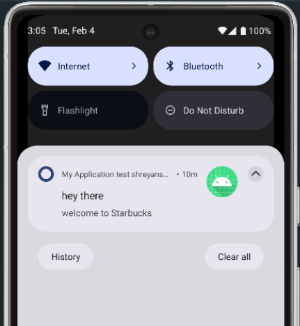 Push notification