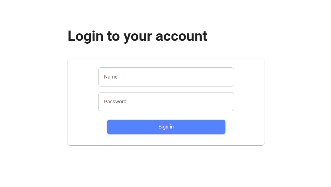 Login
