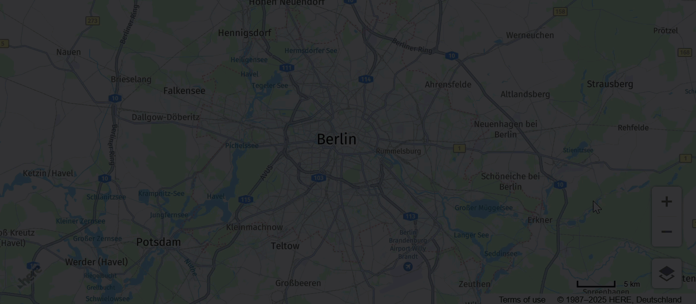 Customized map settings control
