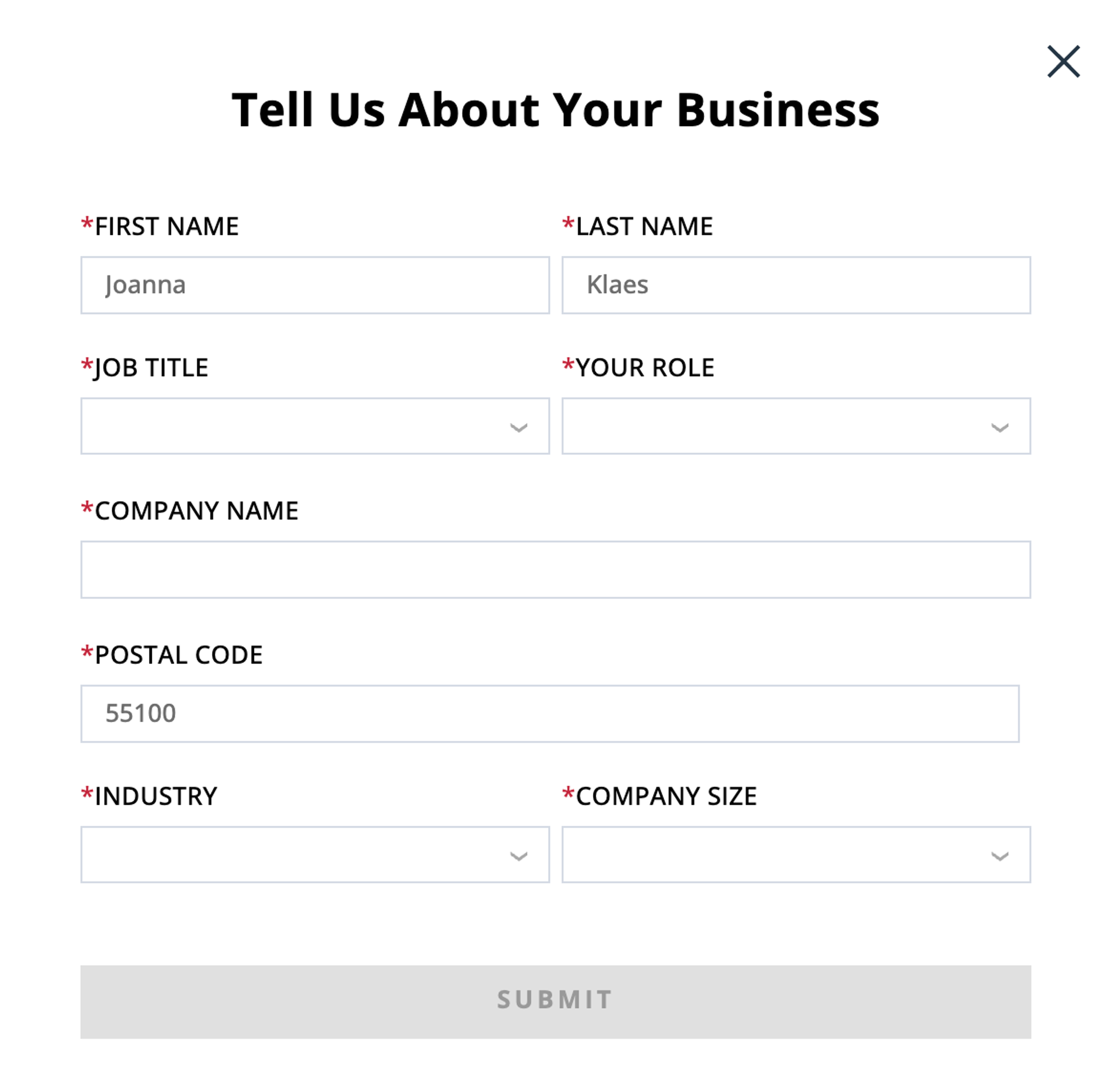 Lead Capture Form (optional)