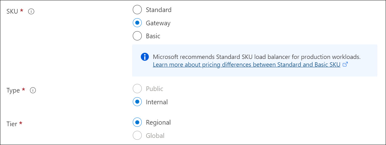 **Figure 1.** Azure GWLB with network interface associated with a public IP address  
(Cisco Secure Firewall could be replaced with another inspection device)