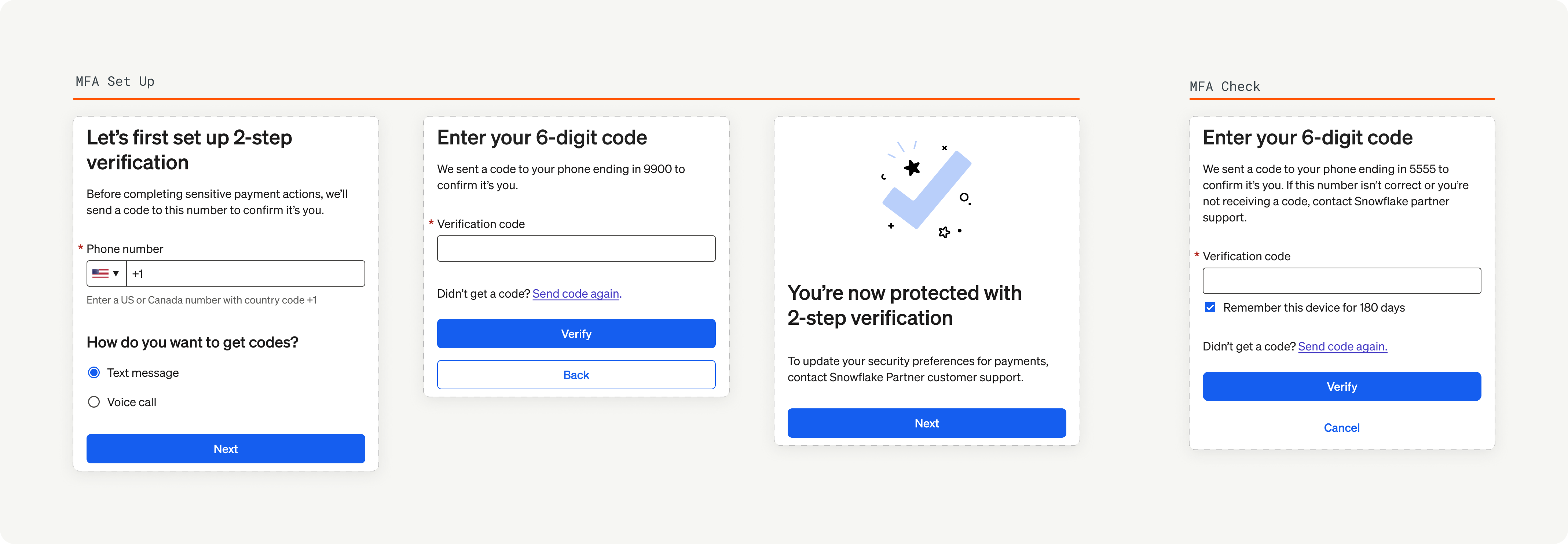 MFA Element overview