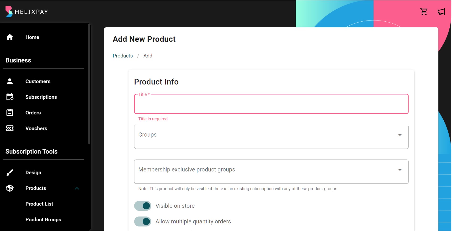 product_title.jpg Enabling ‘Allow multiple quantity orders’ will let the customer order more than one quantity of the product.