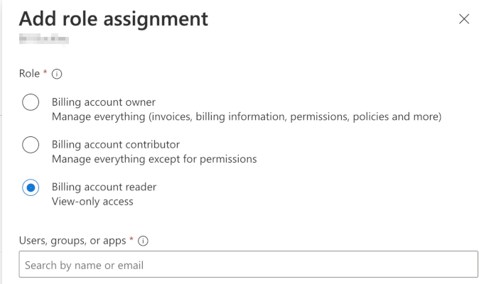 Azure Add Role Assignment Screen