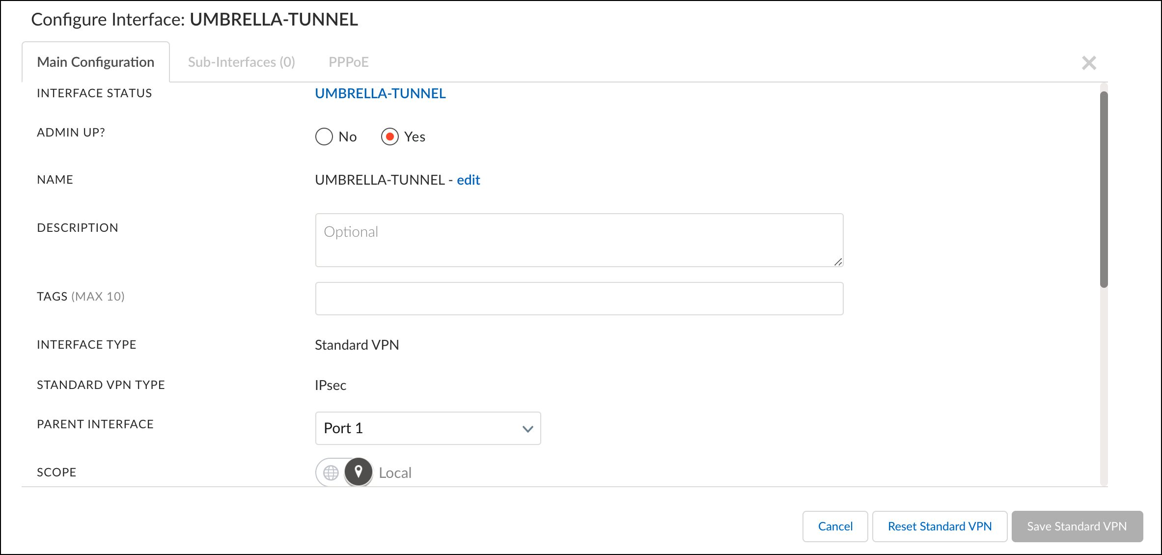 Configure Tunnels with Palo Alto Prisma SDWAN