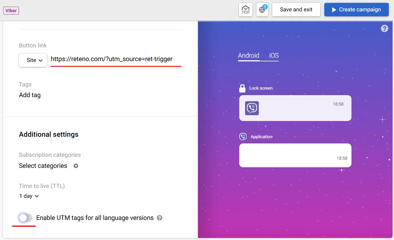 Viber editor