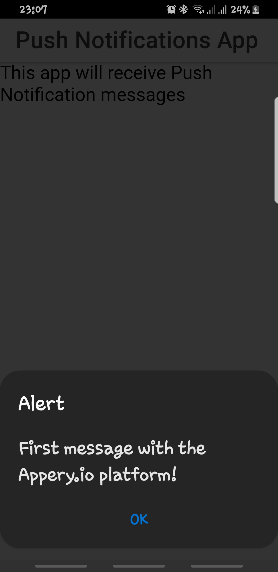 Screenshot_20200430-230706_PushNotificationsApp.jpg Push Notification message on an Android device