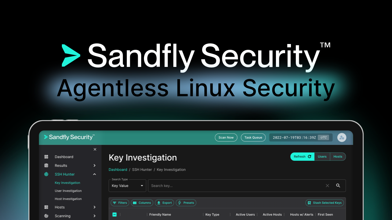 Audit Log - Sandfly Security