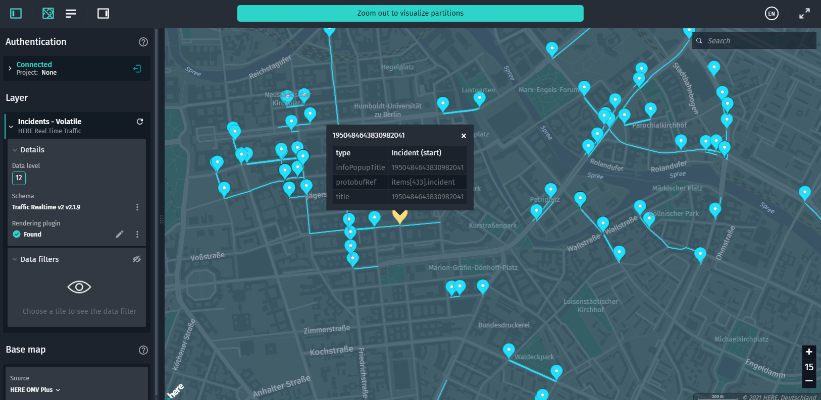Traffic incident data