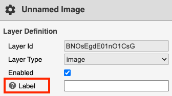 Add a name for an image layer