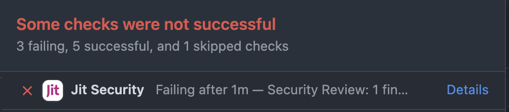 Jit Security - Checks