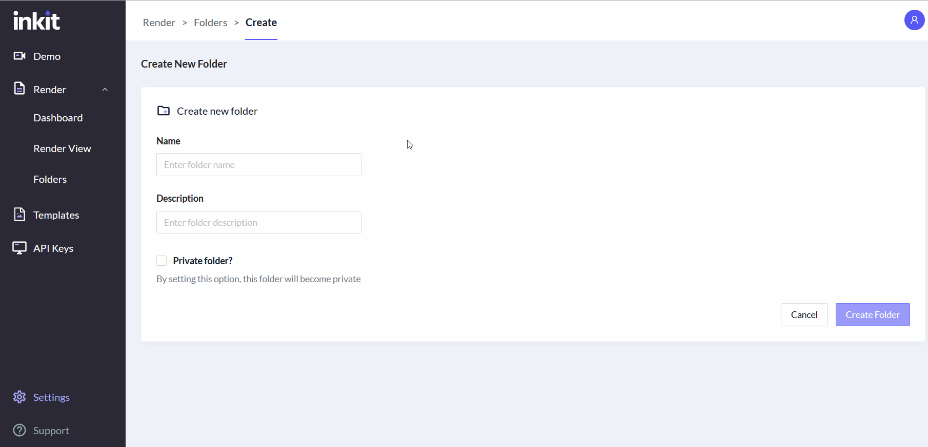 creating a folder.gif
