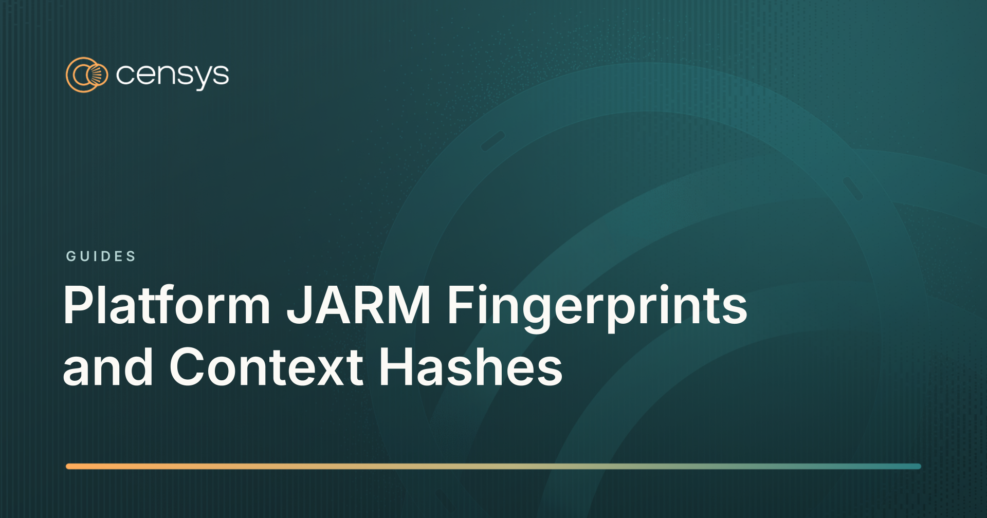 Platform JARM Fingerprints and Context Hashes