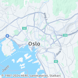 Sample map with no congestion zones