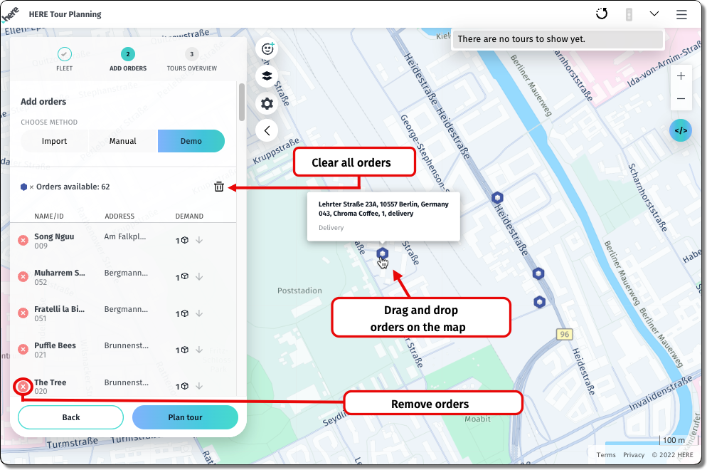 Adding multiple orders automatically