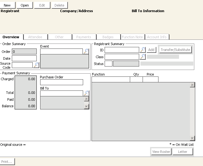 Desktop: Service Central > Register a customer