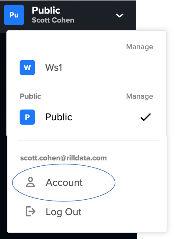 Picture1.png Select Account to open the account options