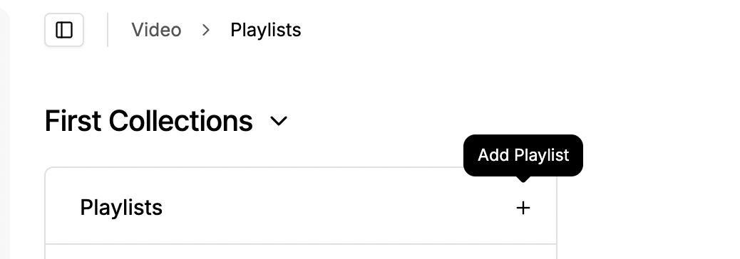 Playlists