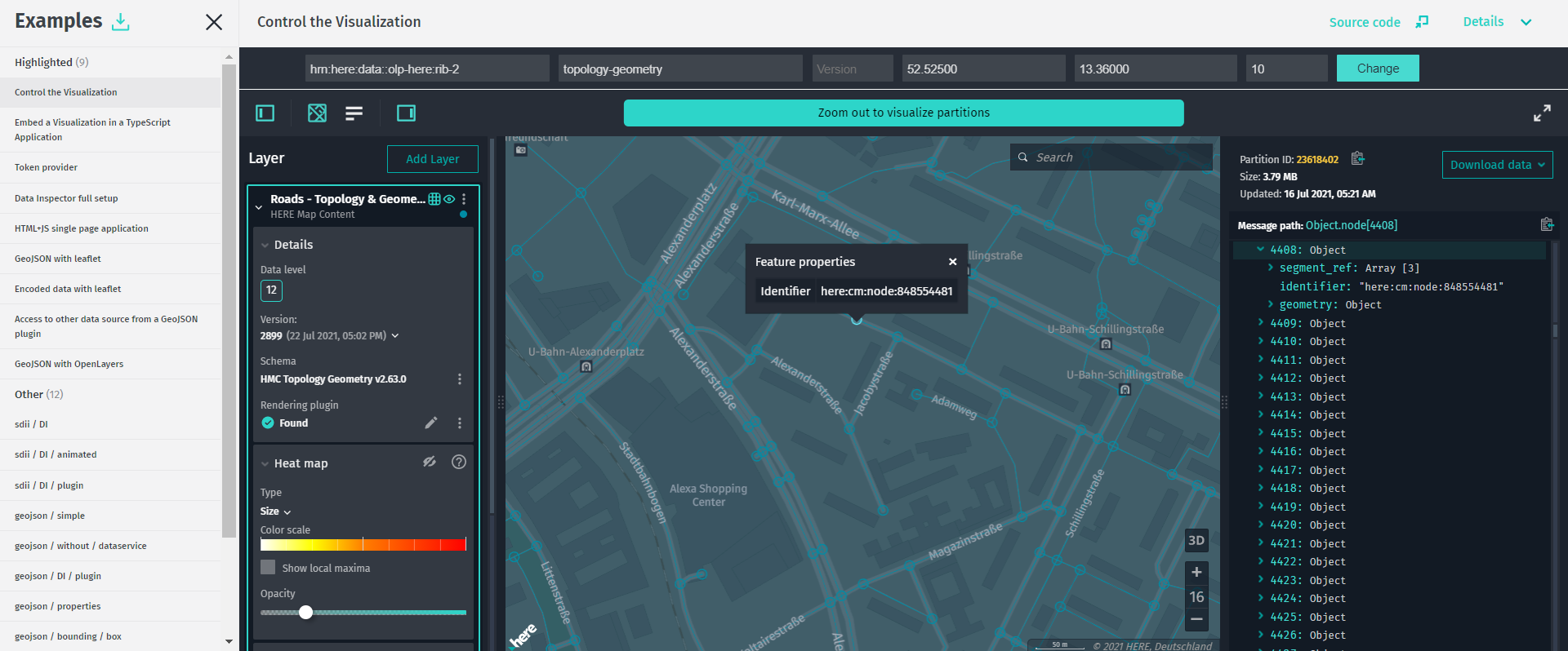 Data Inspector Library Examples