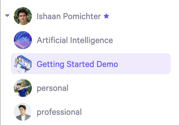 Select an AI profile