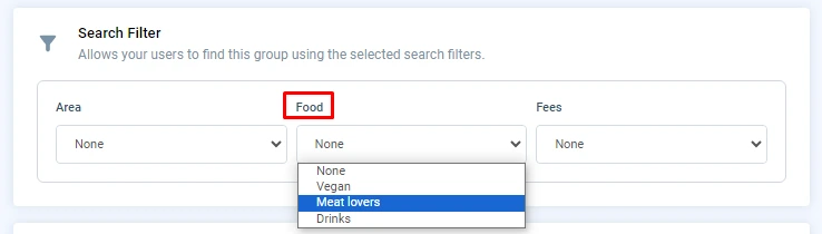 search filter