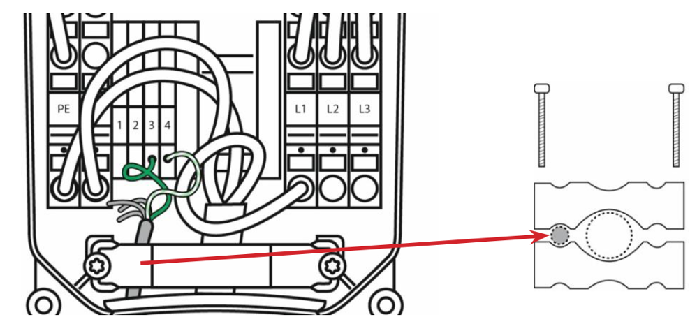EVBox Elvi RS485 connection point