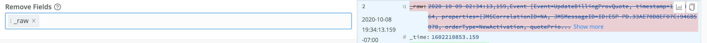 eval-remove-field.png Removing a field to streamline data