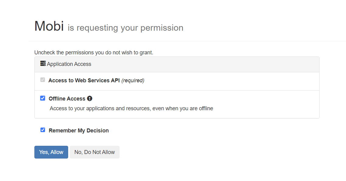 Acumatica permissions