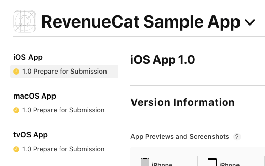 This Mac app is part of the same app record as the iOS app, which means it uses Universal Purchases. It also has the same bundle ID as the iOS app. **No special setup is required in RevenueCat for this Mac app if you already have your iOS app set up.**