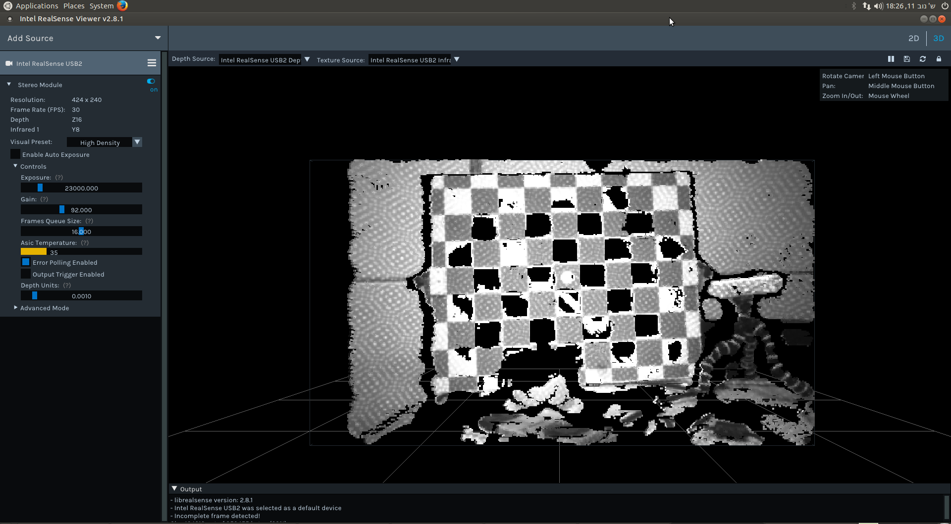 intel realsense depth camera raspberry pi