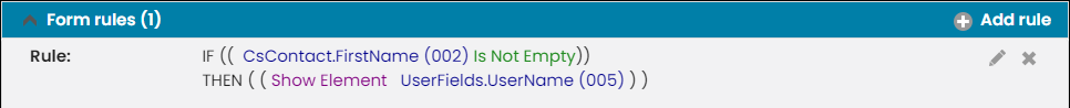 Understanding rules construction
