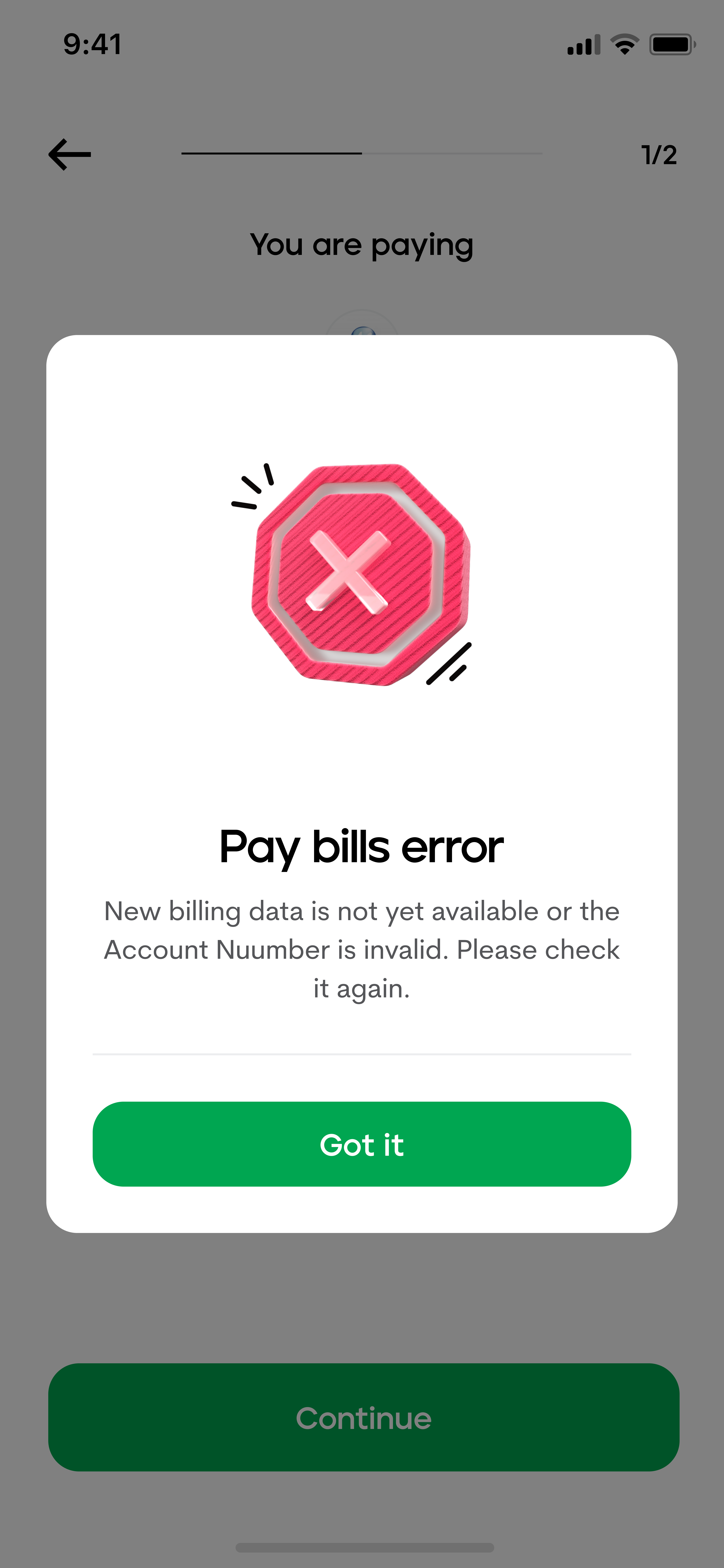 Yes, the bill payment encountered an error but what does that mean?