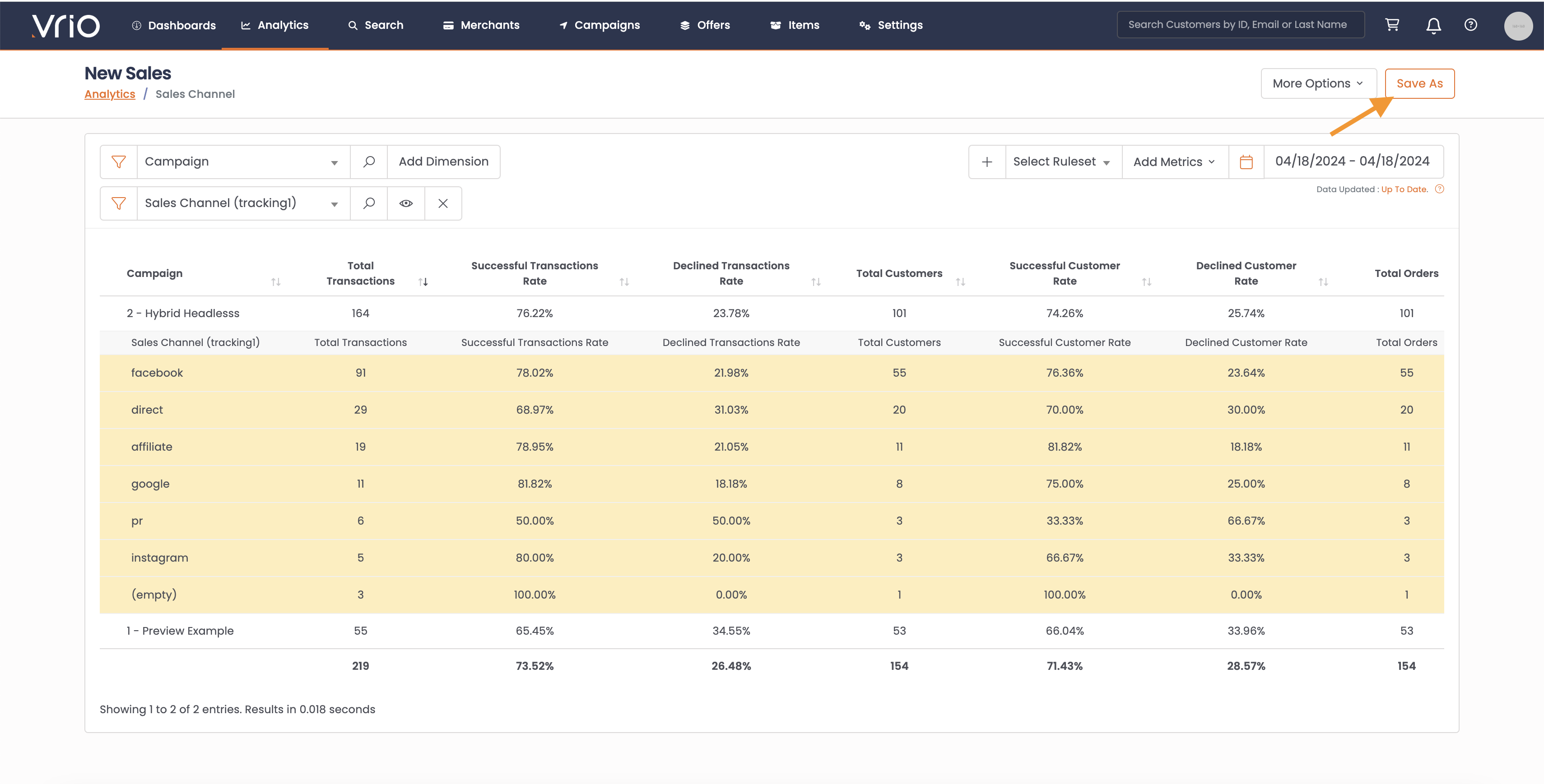 Save As button in Report Builder