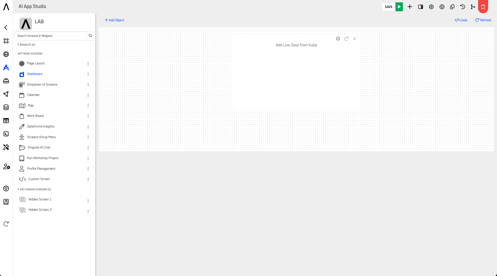 Dashboard Screen
