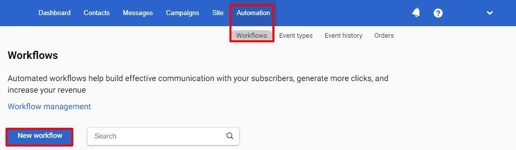 Reactivation Workflow Creation