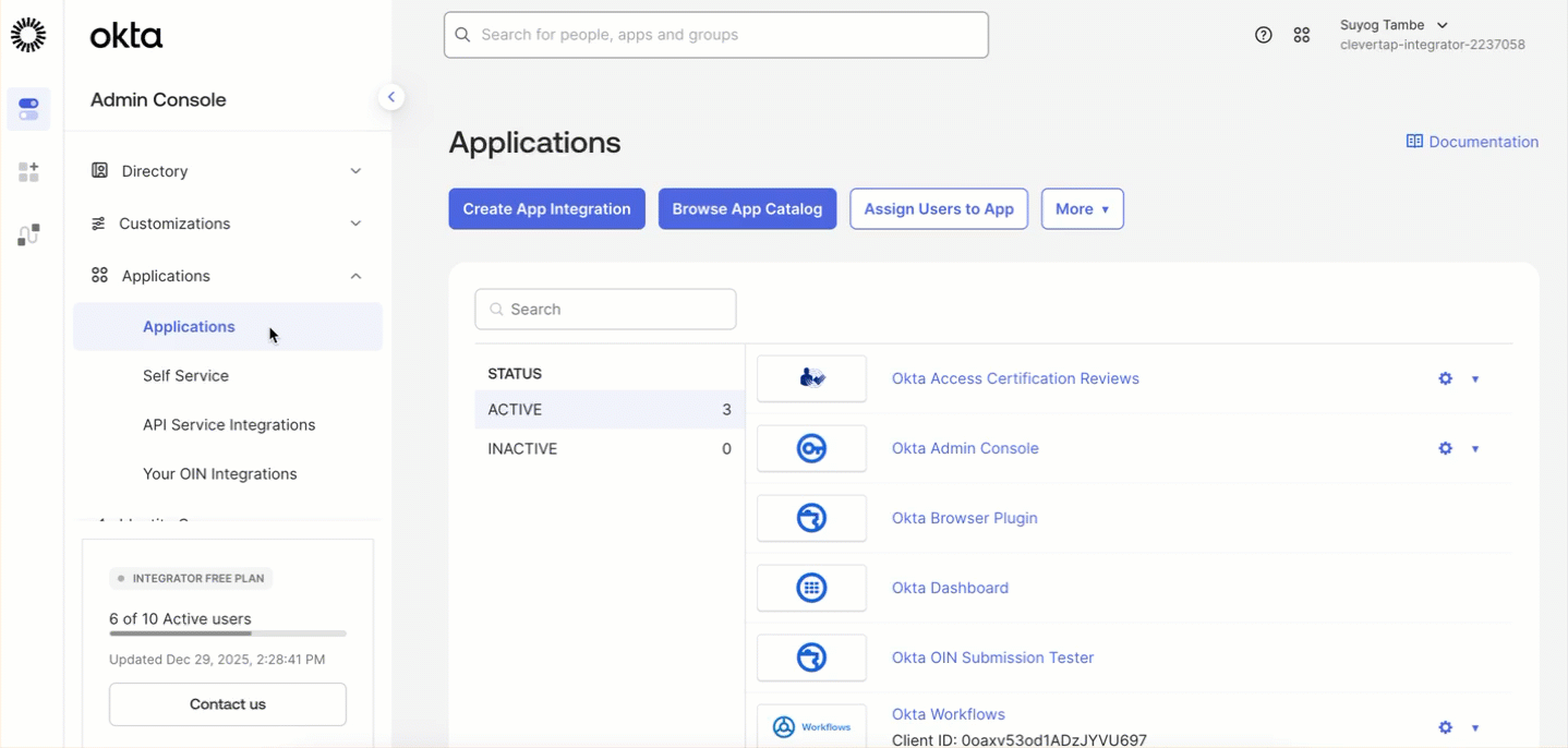 Okta SCIM Integration