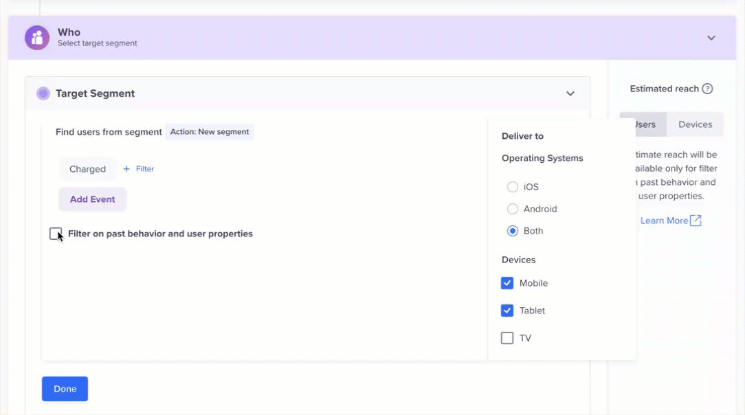 Calculate Estimate Reach