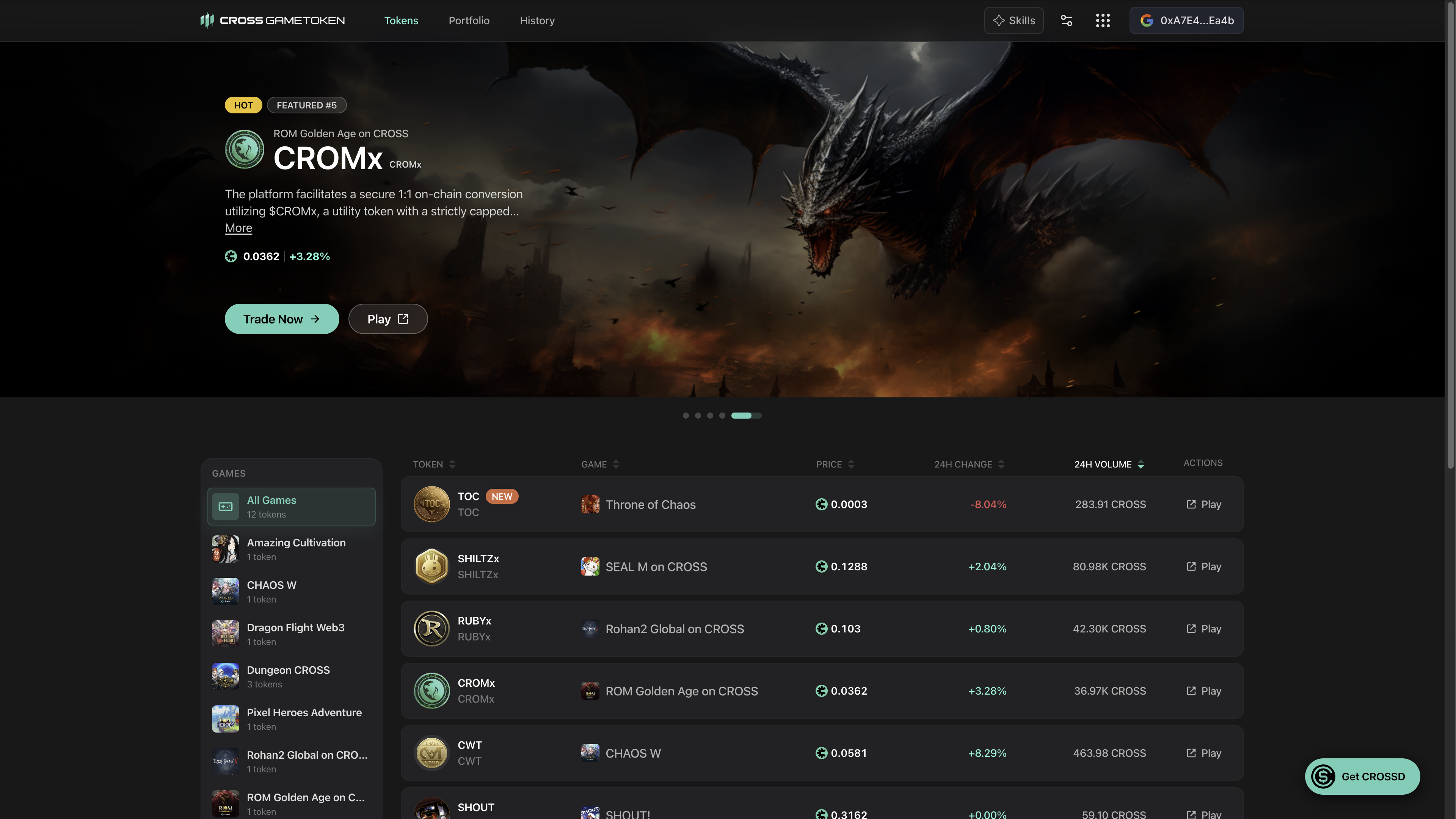 CROSS Gametoken