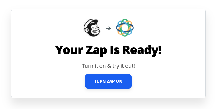 Turn Zap on
