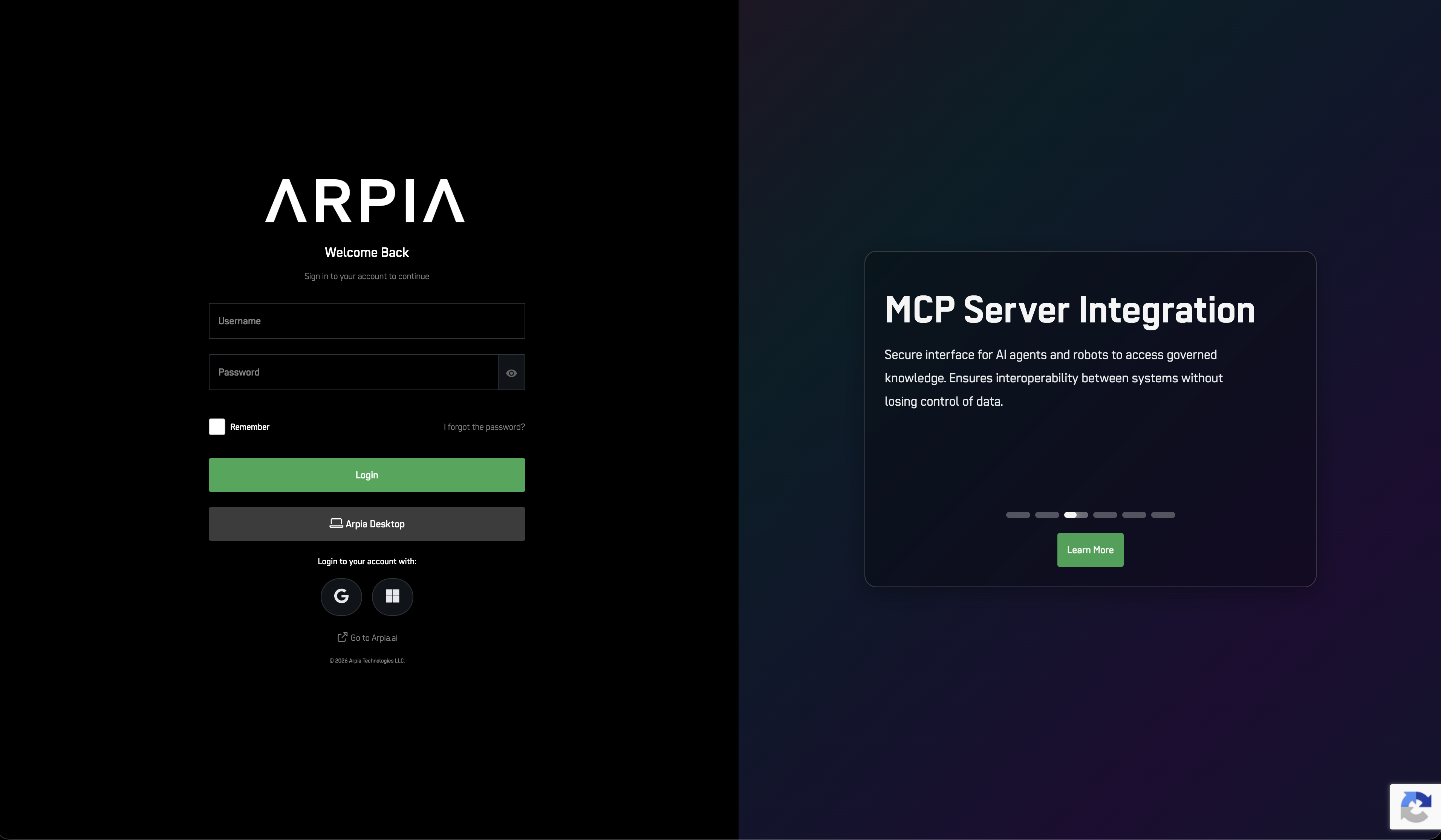 Login Window