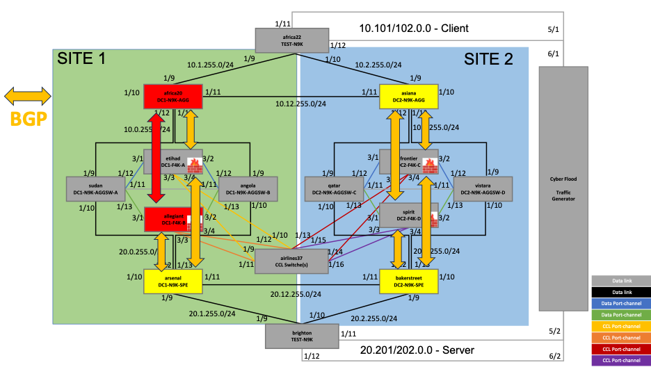 Figure 8 – BGP neighborship between africa20 and allegiant