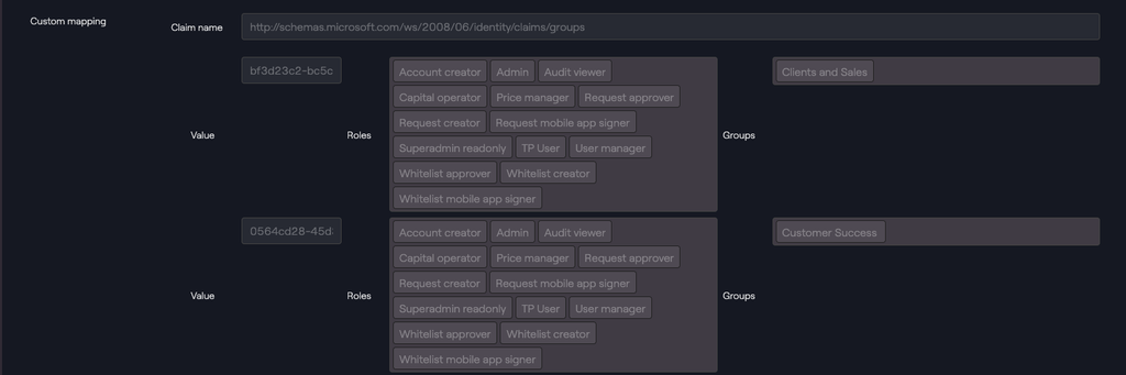 Example Custom Mapping