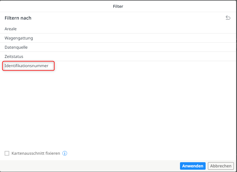 Suche nach der Identifikationssnummer