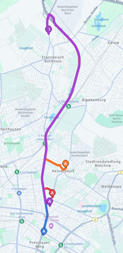 Without adjusting traveledDistanceOnLastSection