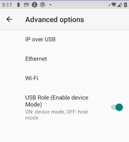 Advance Options