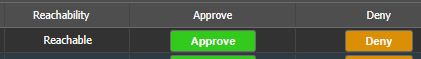 Approve and deny discovered device options